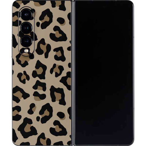 Leopard Print Galaxy Z Fold4 5G Skin